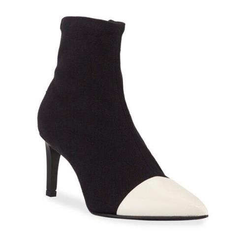 Rag Bone Beha Stretch Cap Toe Booties In Black Size: 35 US 5