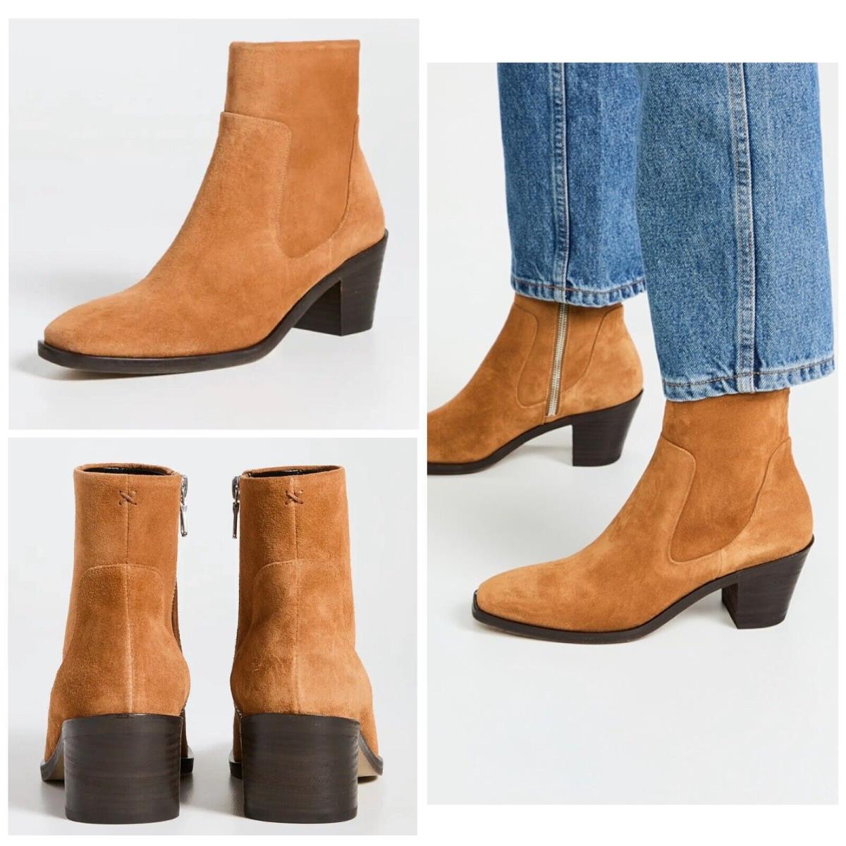 Rag Bone Axel Mid Boots In Cinnamon Suede Size: 36 US 6