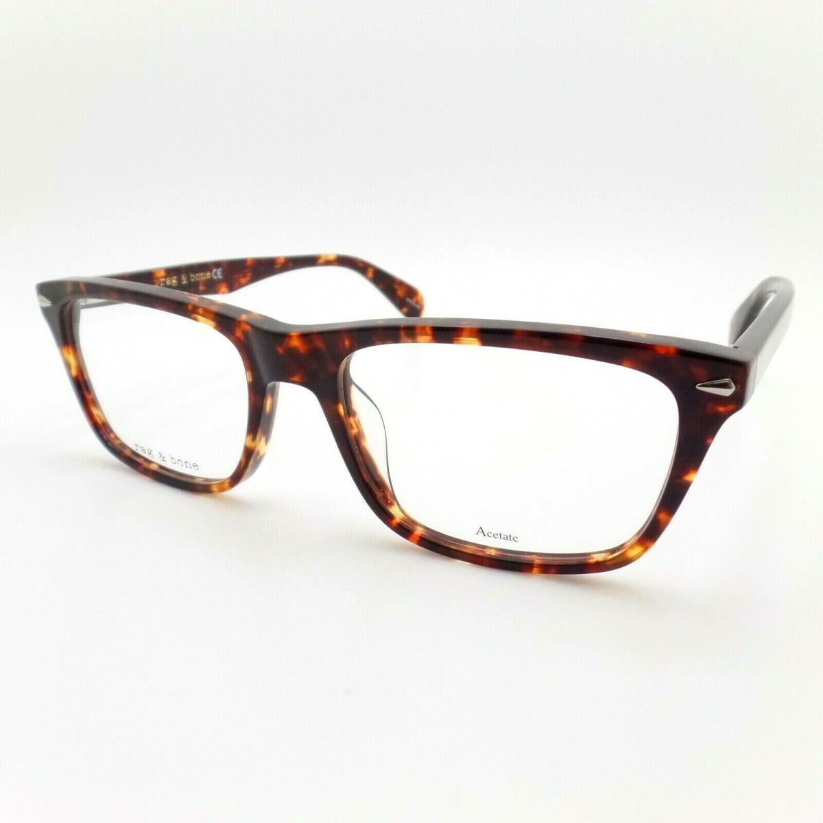 Rag Bone Rnb 7014 086 Dark Havana Eyeglass Frame