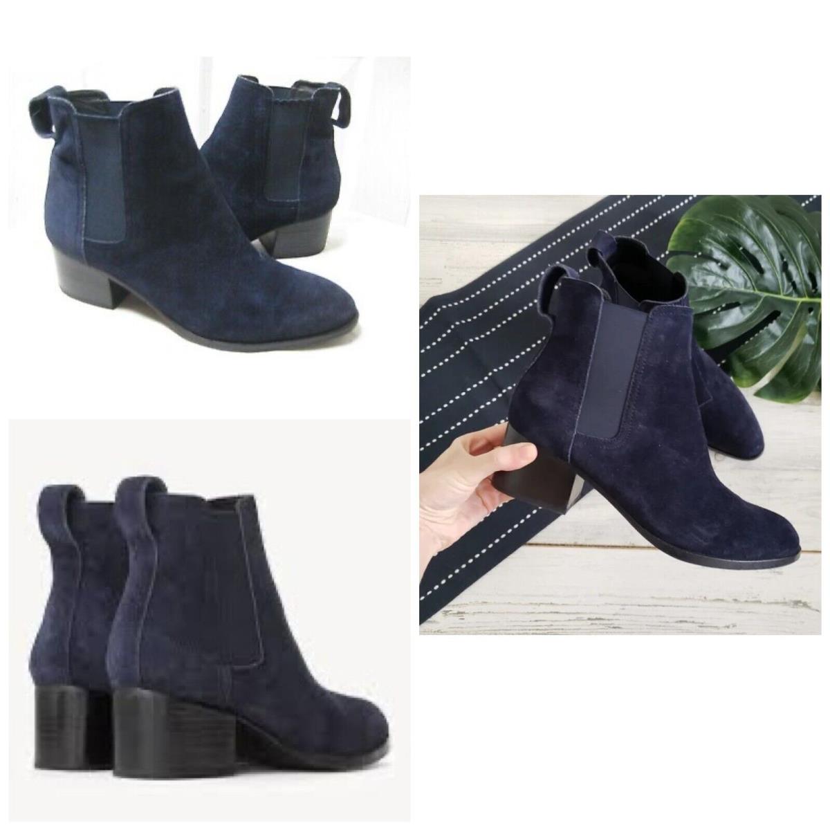 Rag Bone Walker Boot In Navy Suede Size:EU35 US:5