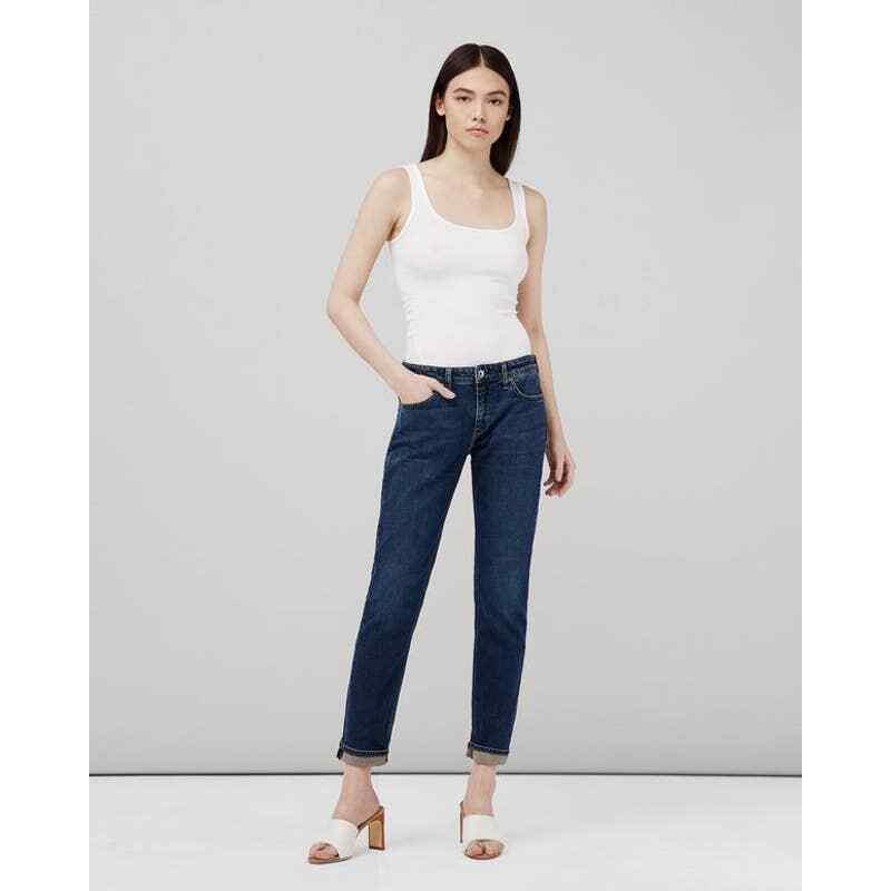 Rag Bone Monty Nina High Rise Ankle Cigarette Straight Jeans Blue Size 28