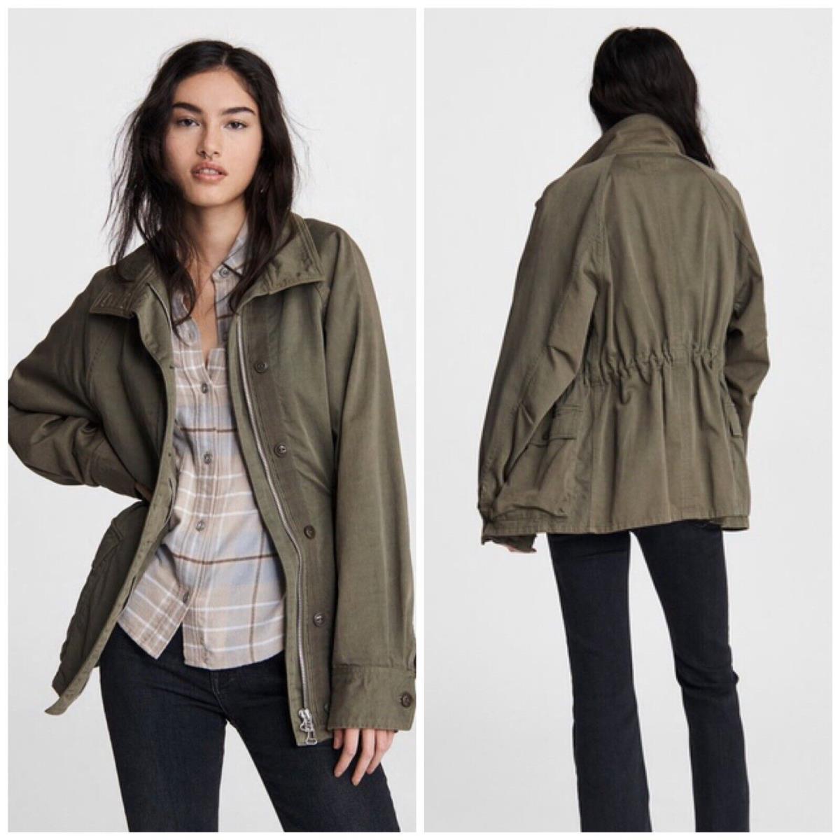 Rag Bone Mazie Olive Jacket Size: Xxs