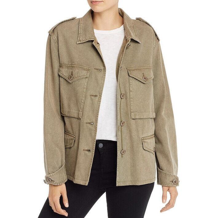 Rag Bone Lightweight Military Field Jacket Coat M Medium Olive Tan