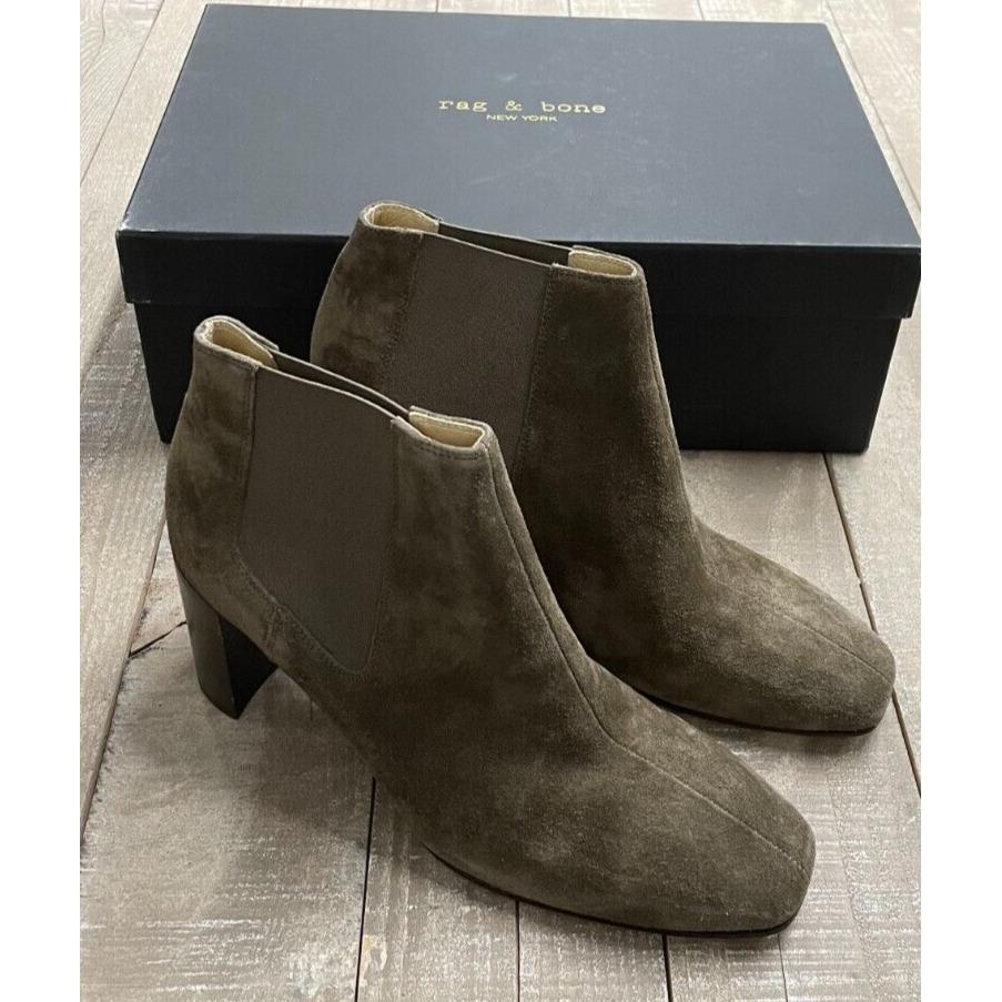 Rag Bone Aslen Boot In Taupe Suede Size: 35 US 5