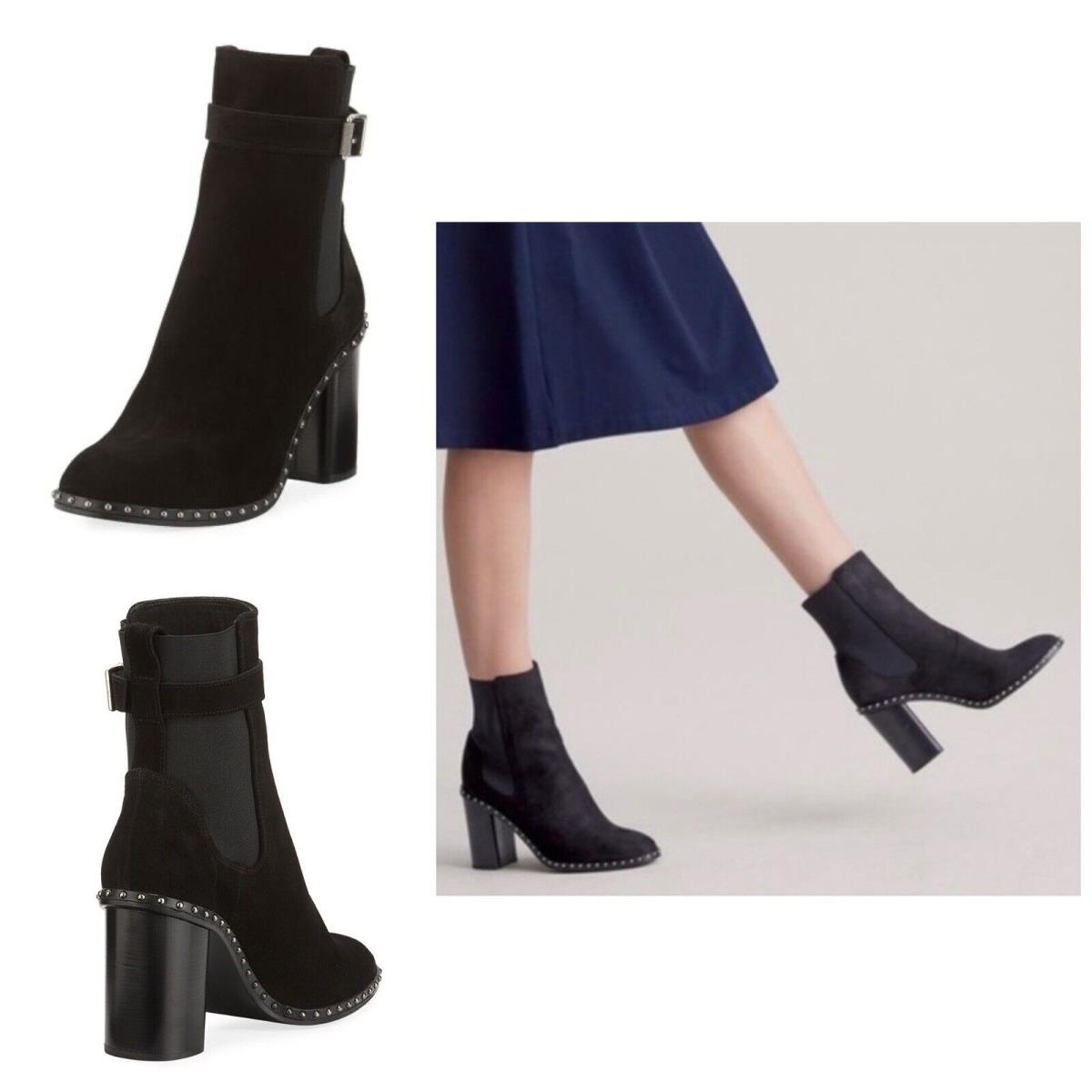 Rag Bone Romi IM Boots In Black Suede Size: 38.5 US 8.5