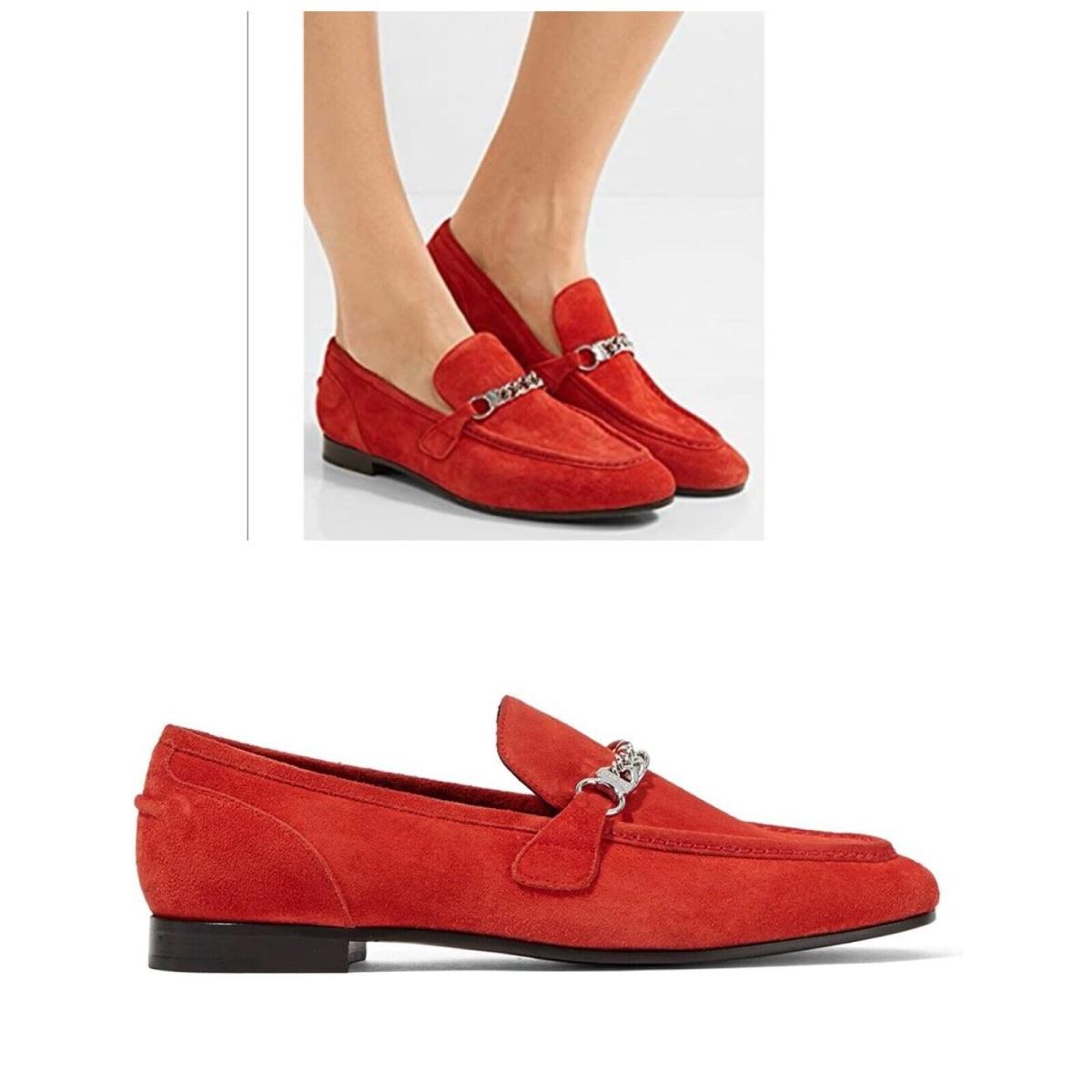 Rag Bone Red Suede Cooper Loafer Size: EU36 US:6