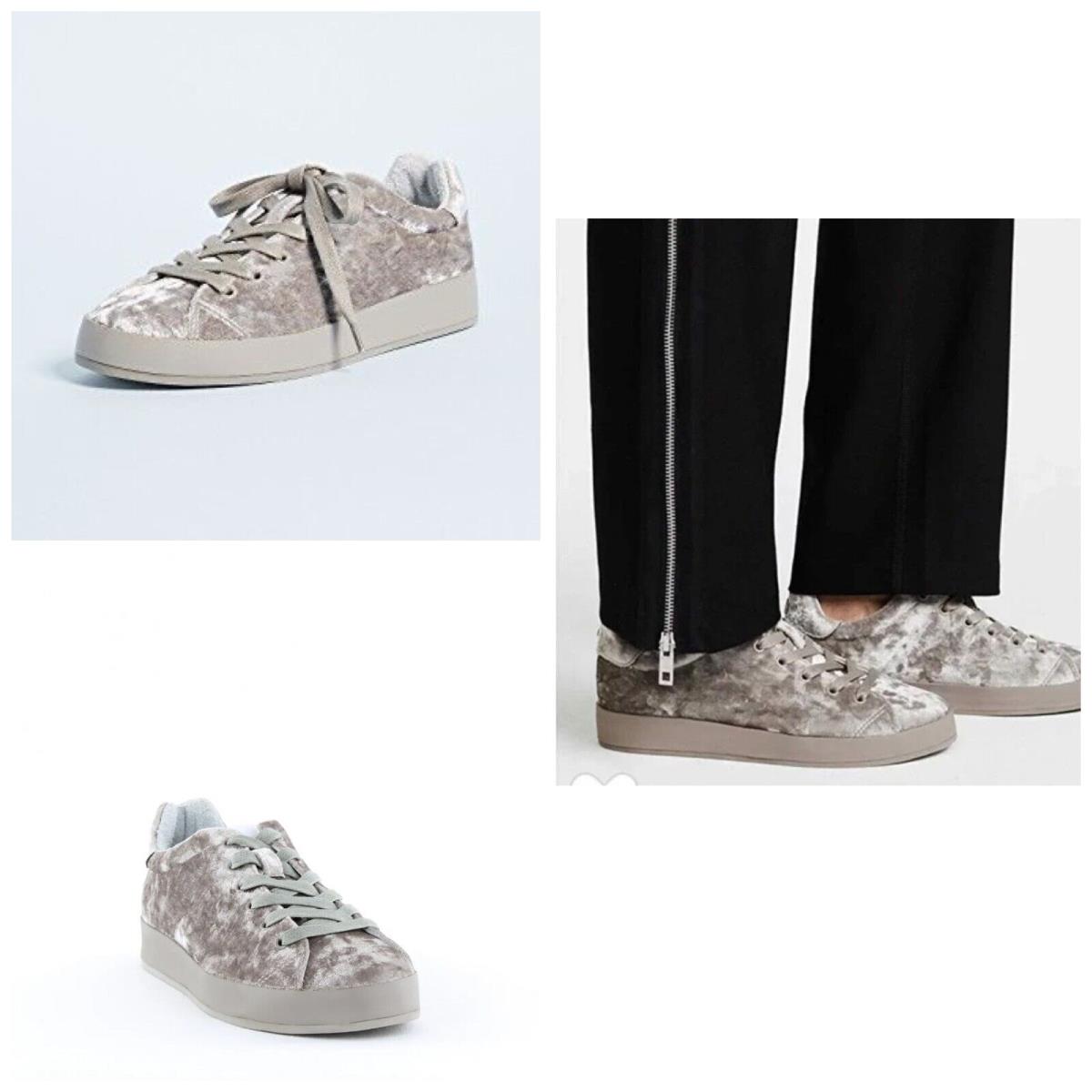 Rag Bone RB1 Low In Dove Velvet Size:EU36.5 US6.5