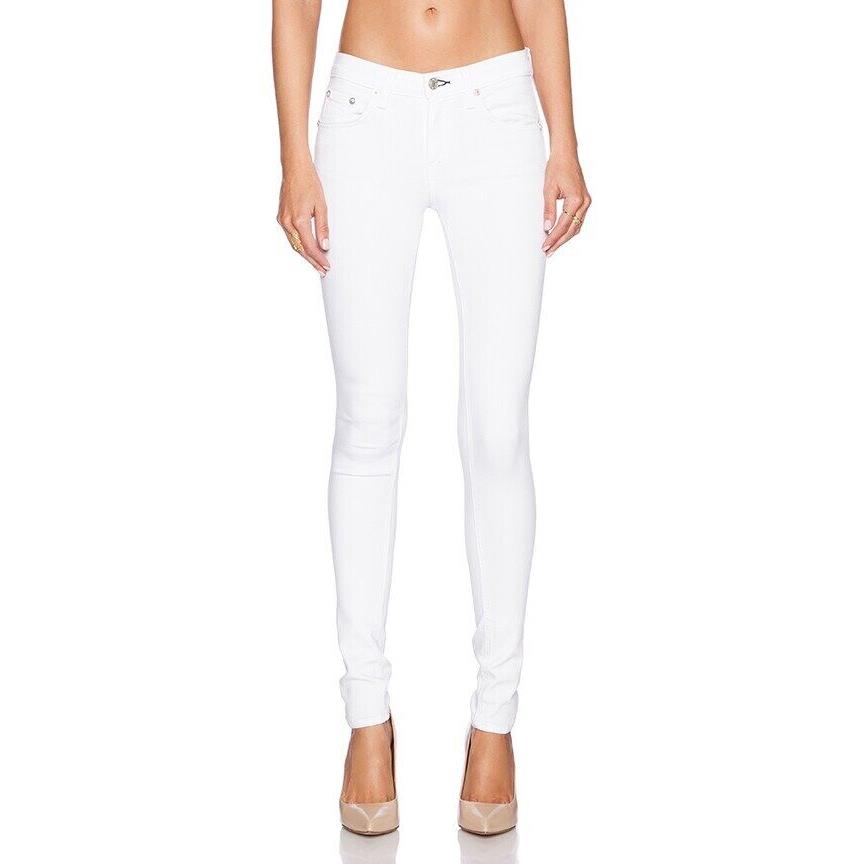 Rag Bone High Rise Skinny Jeans in Bright White sz.29