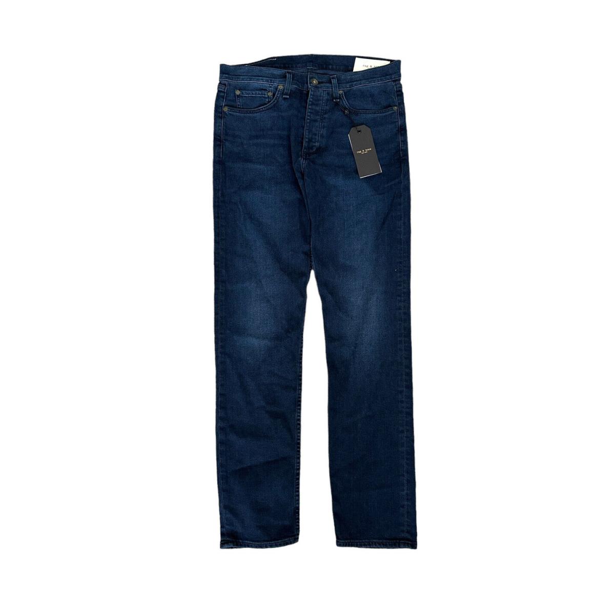 Rag Bone York Slim Fit 2 Jeans Men s Size 33 Bayview Blue Button Fly