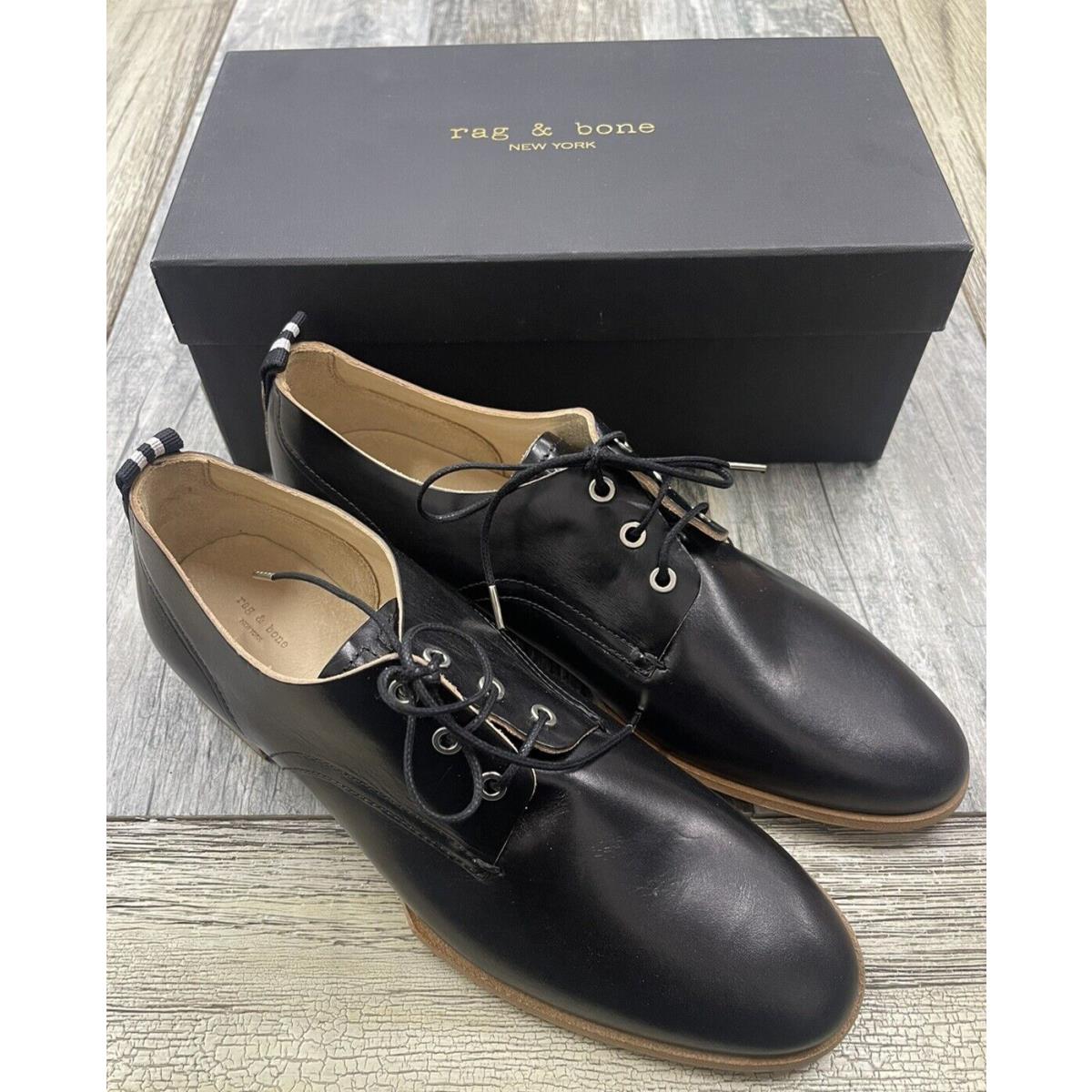 Rag Bone Audrey Oxford Shoes In Black Size: 36.5 US 6.5