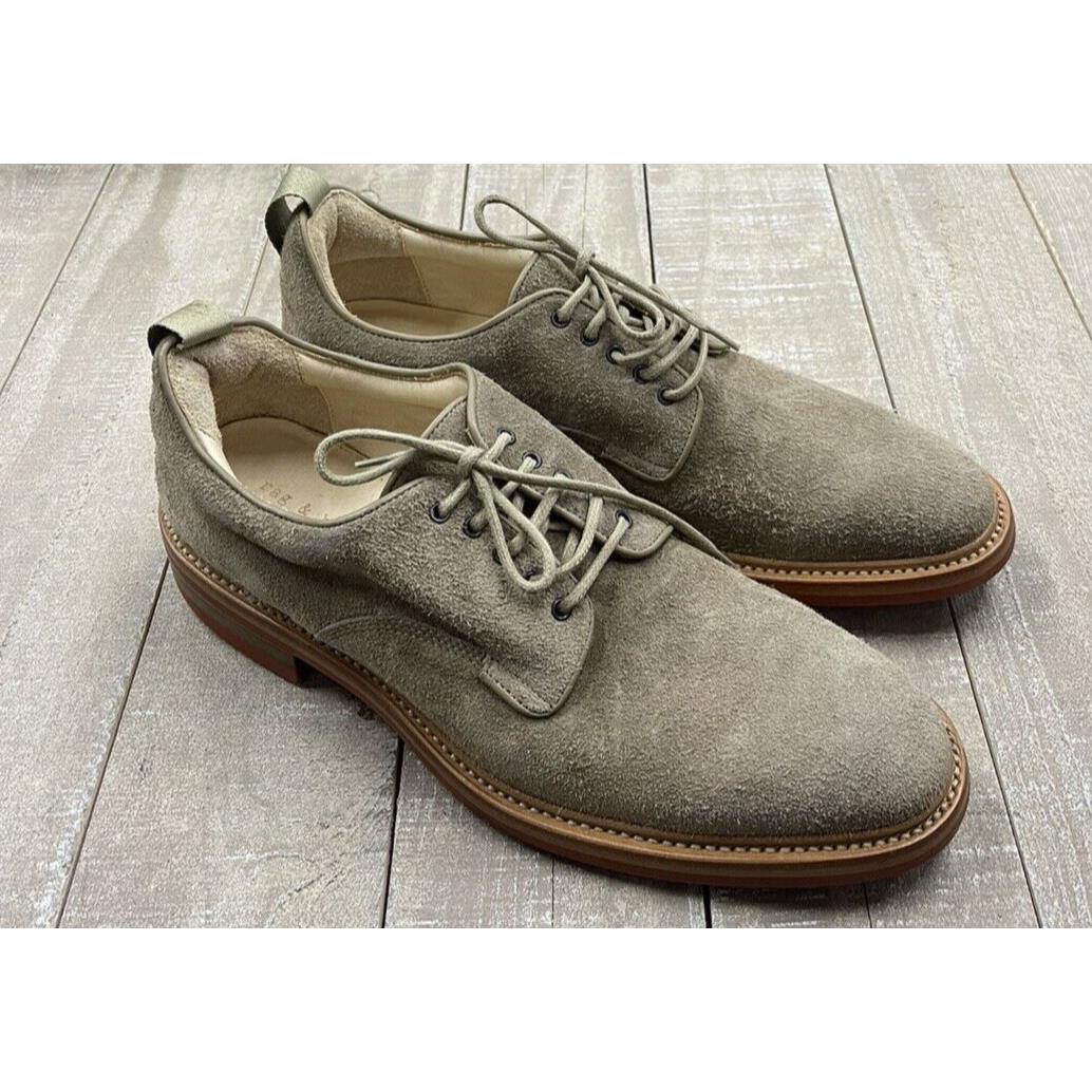 Rag Bone Men`s Spencer Derby Shoes In Antilop Suede Size: 41.5 US 8.5