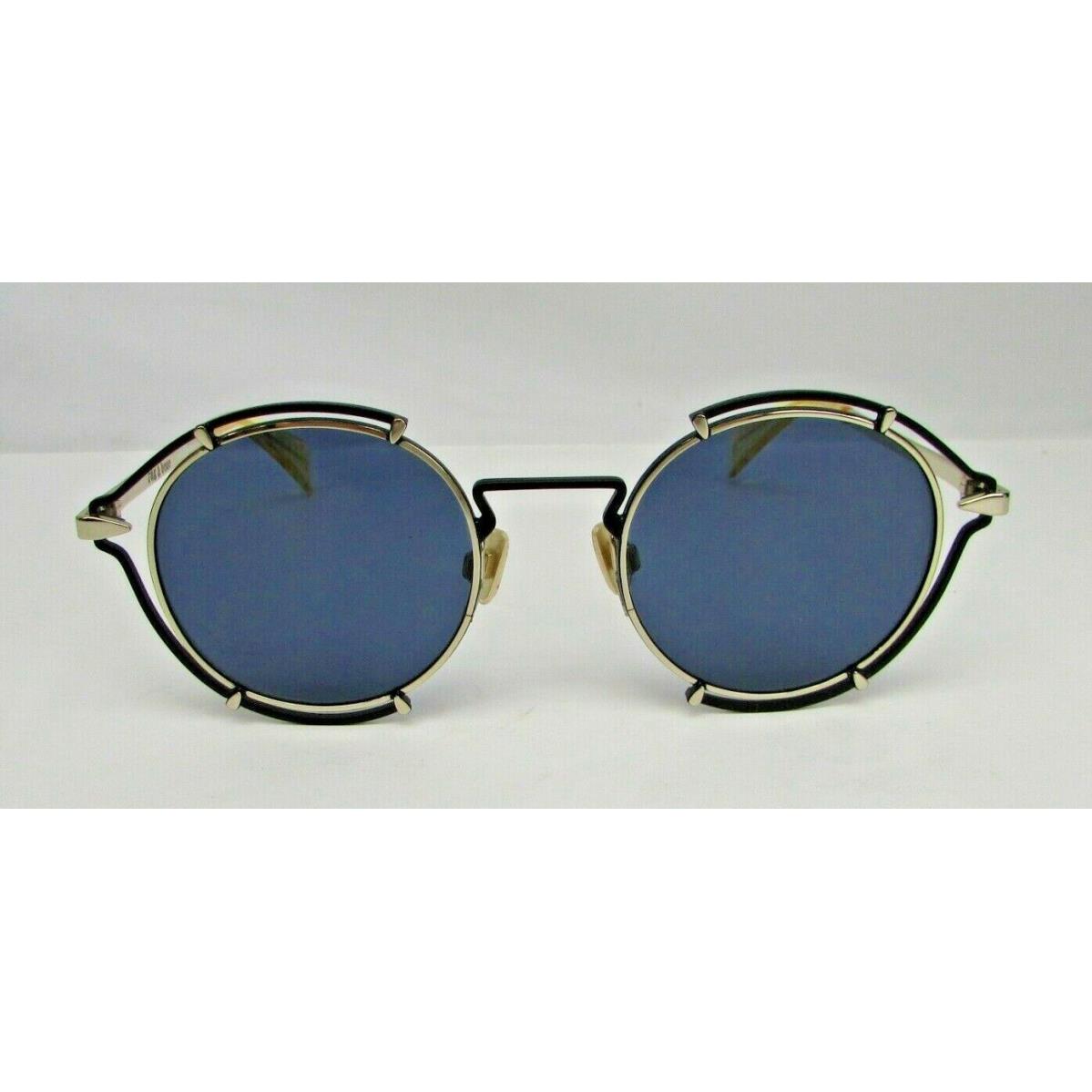 Sunglasses Rag Bone Safilo RNB1024/S Gold Frame Blue Lens w/ Case