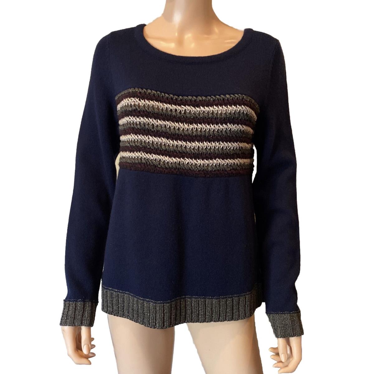 Rag Bone Blue Wool Sweater Sz M