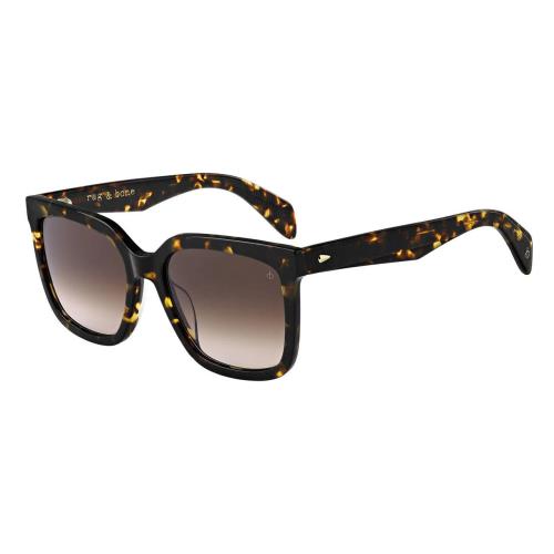 Rag Bone RNB1018/S Womens Sunglasses in Tortoise Havana Gold/brown Gradient 56mm