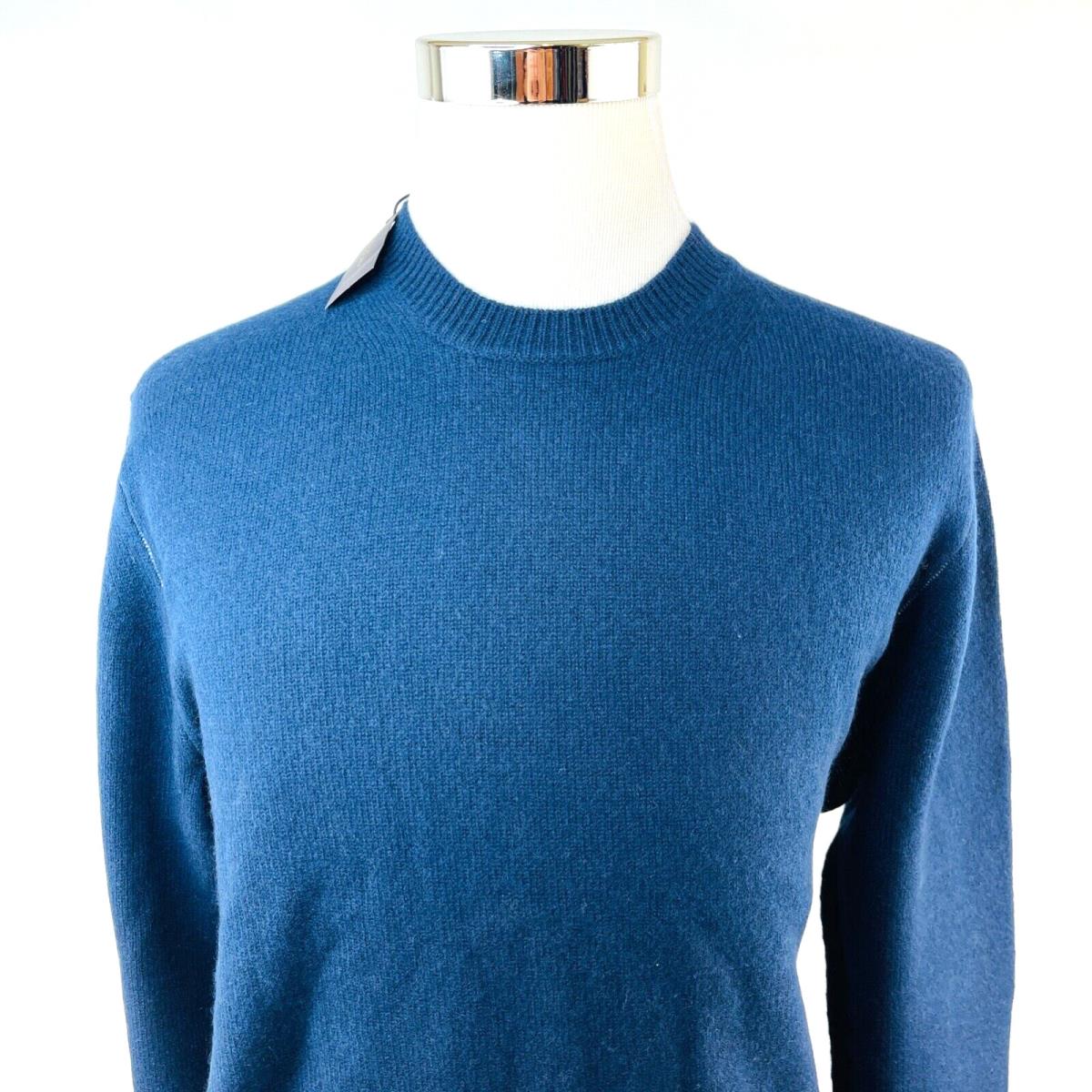 Rag Bone Haldon Cashmere Crewneck Pullover Sweater Navy Mens XL