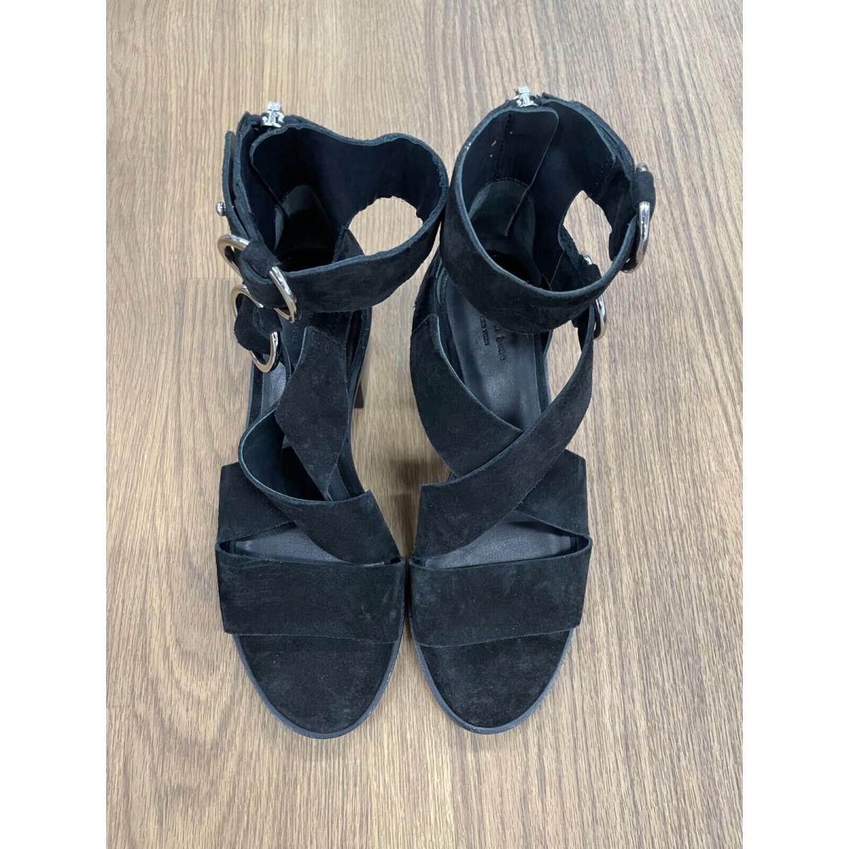 Rag Bone Mari Heel In Black Suede Size:EU36 US 6