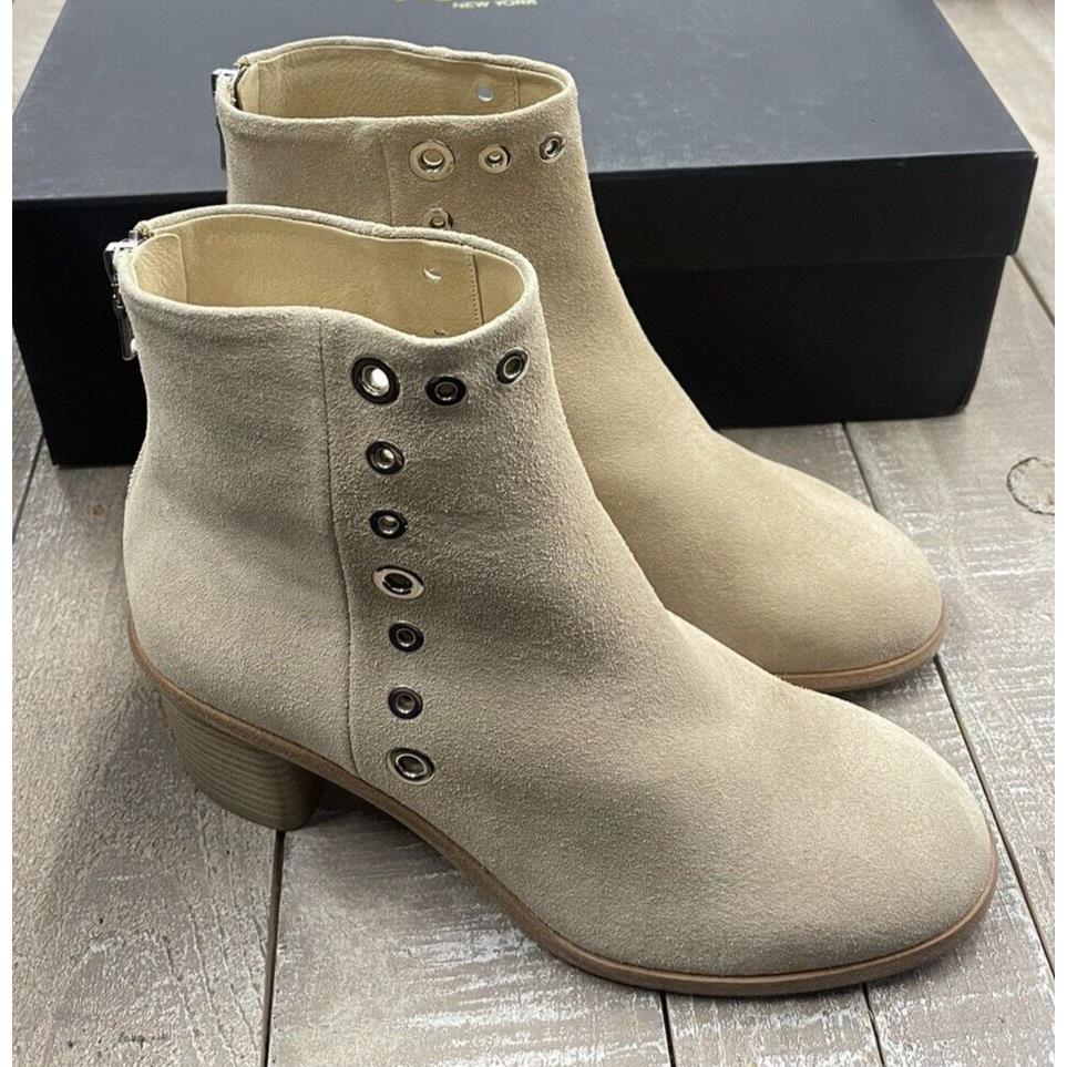 Rag Bone Willow Grommet Leather Boots In Sand Size: 37.5 US 7.5