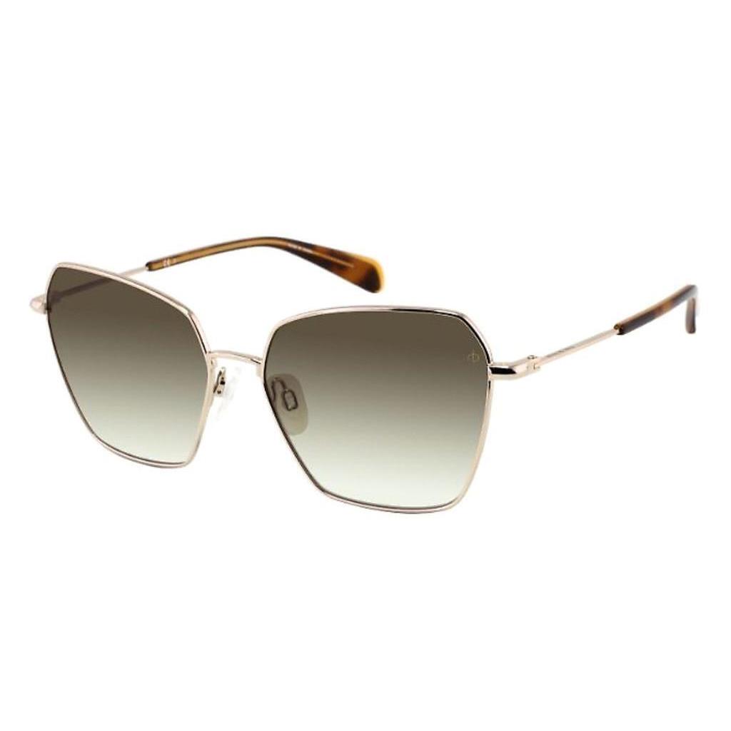 Rag Bone Rnb 1034 Sunglasses 0PEF Gold Green