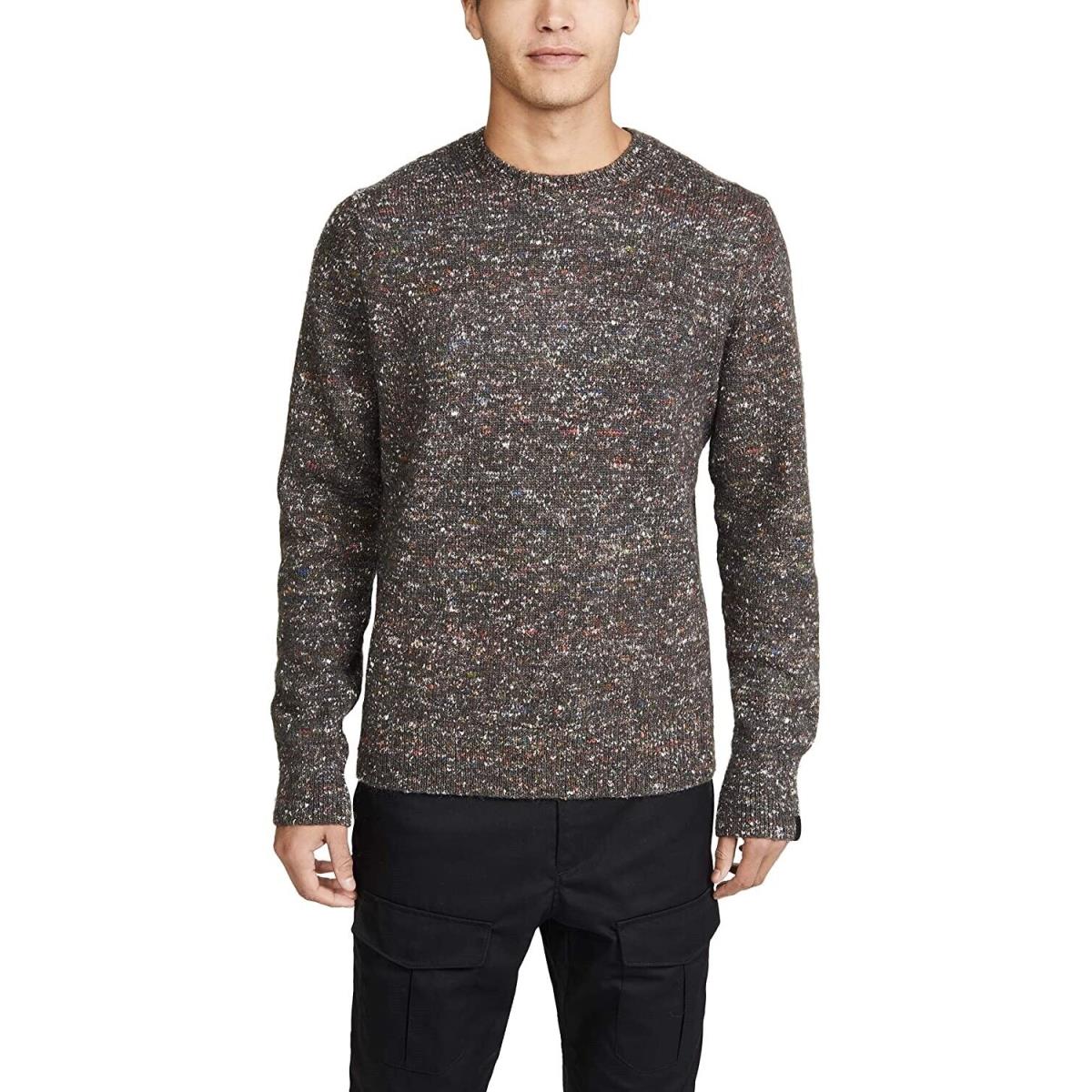 Rag Bone 257897 Men`s Theon Crew Neck Sweater Grey Size Large