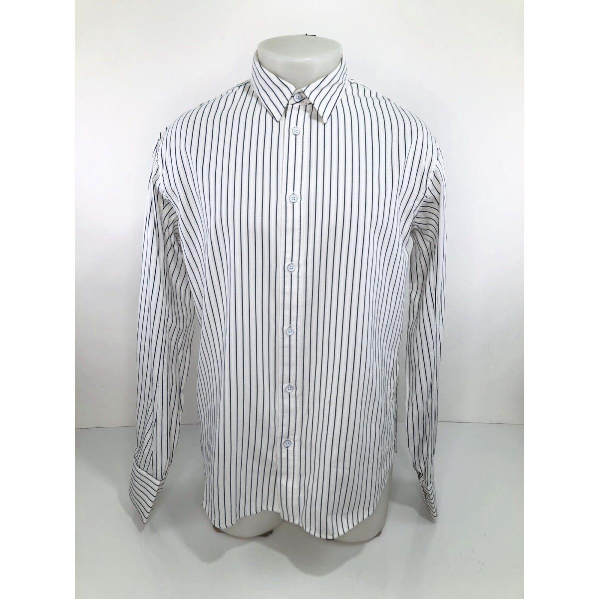 Rag Bone - w Tags - Textured Stripe Mens Lg Shirt