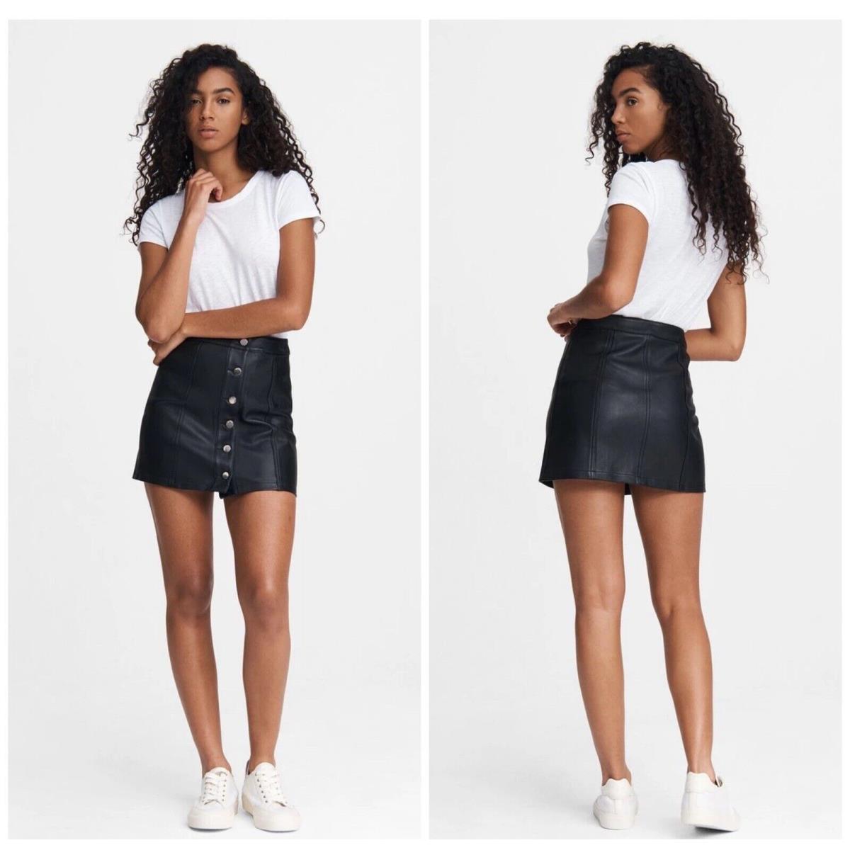 Rag Bone Rosie Skirt In Black Size: 12