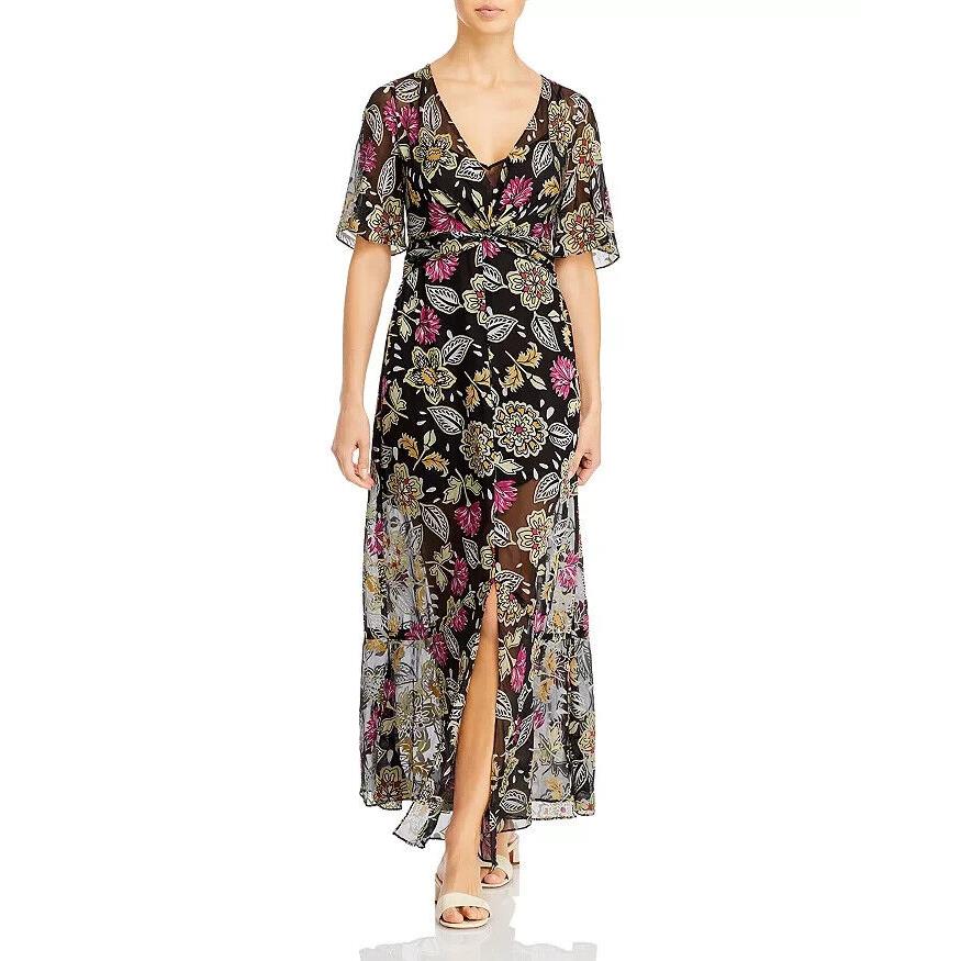 Rag Bone L124707 Tamar Floral Print Maxi Dress Women`s Size 0