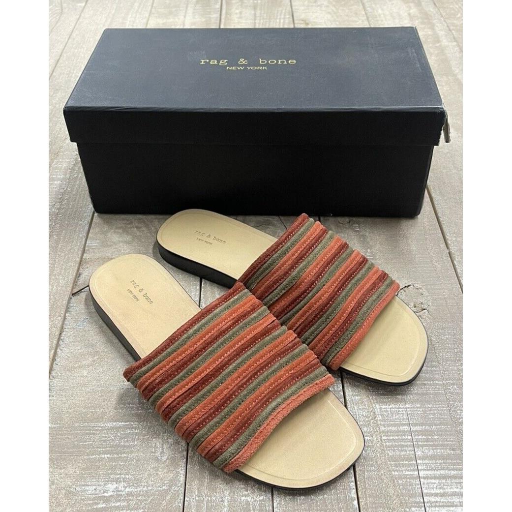 Rag Bone Cameron Slip On Sandal In Multi Color Size: 37 US 7