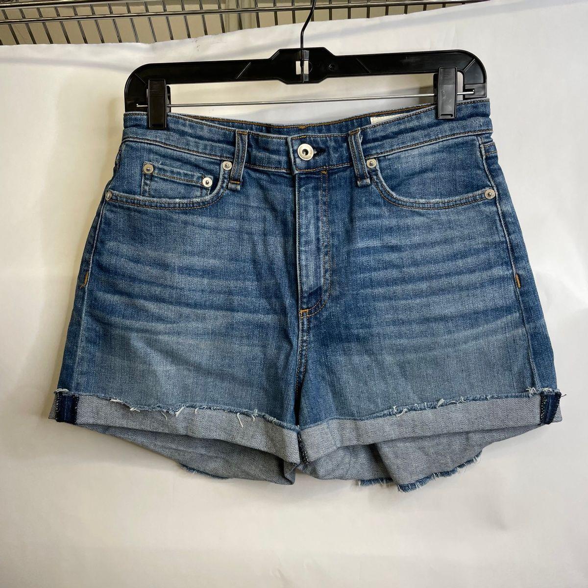 Rag Bone Nina High-rise Short Women`s Size 27 Balboa