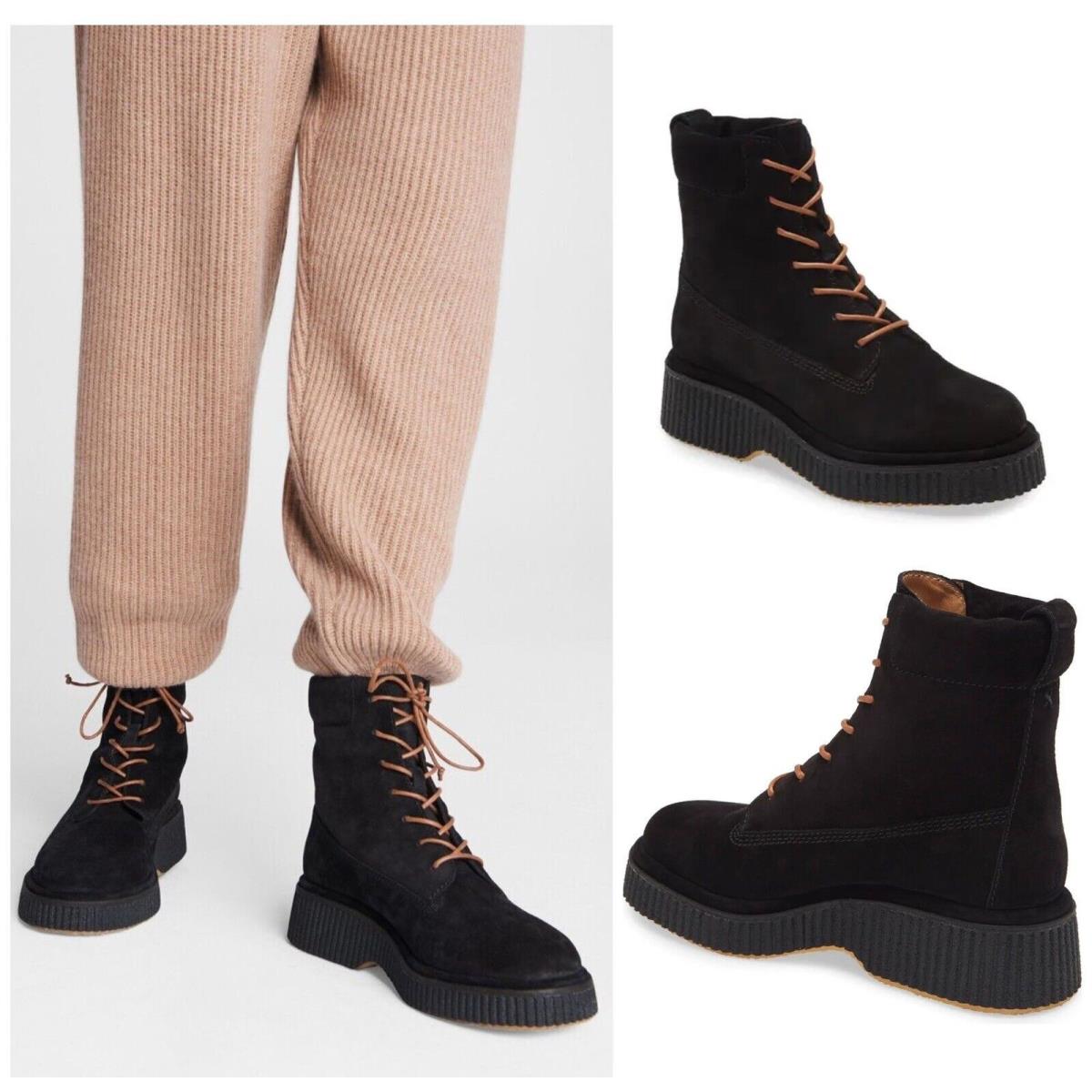 Rag Bone Sloane Boots In Black Suede Size:37 US 7