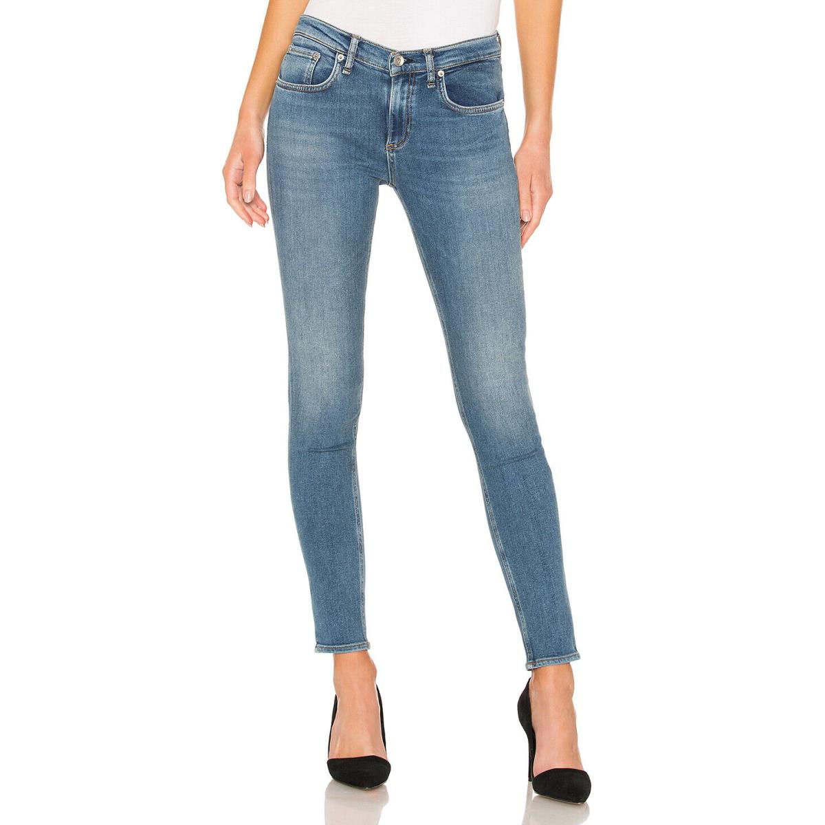 Rag and Bone Skinny Mid Rise Jeans in Stearling sz.24