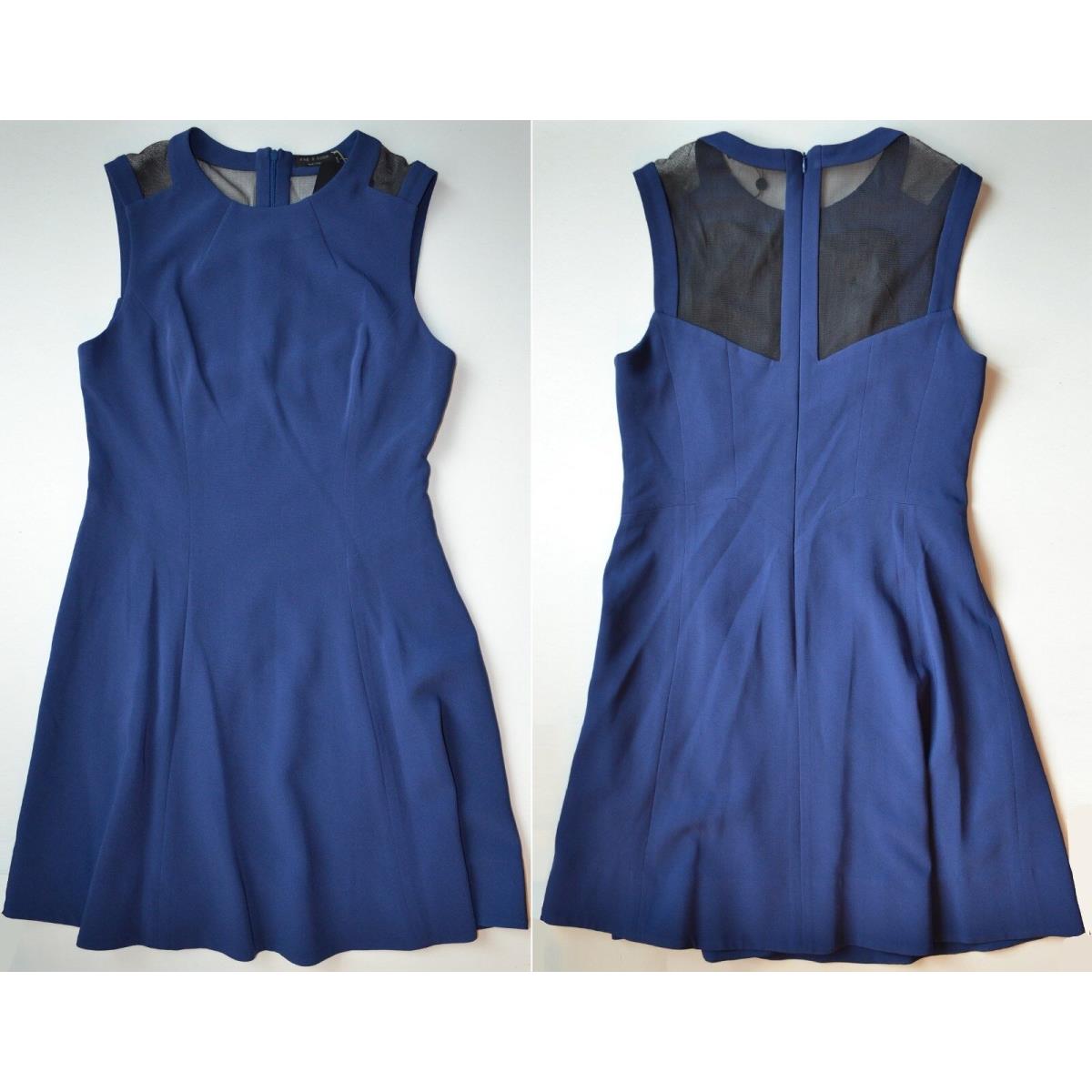 Rag Bone Sleeveless Ruby Dress in Blue Size 8