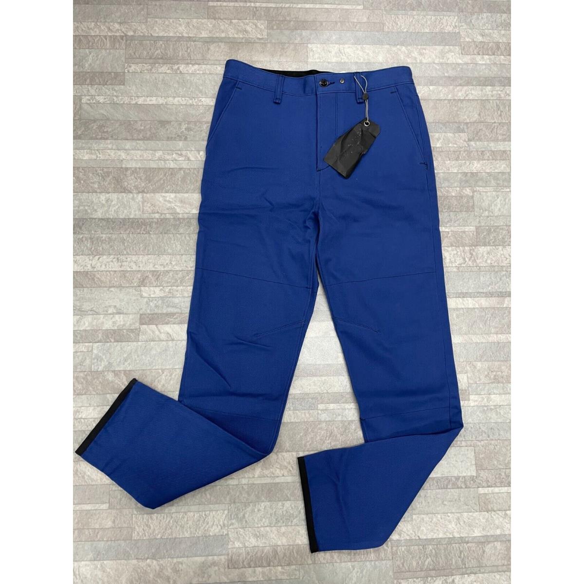 Rag Bone Engineered Chino`s In Bright Blue Size: 29