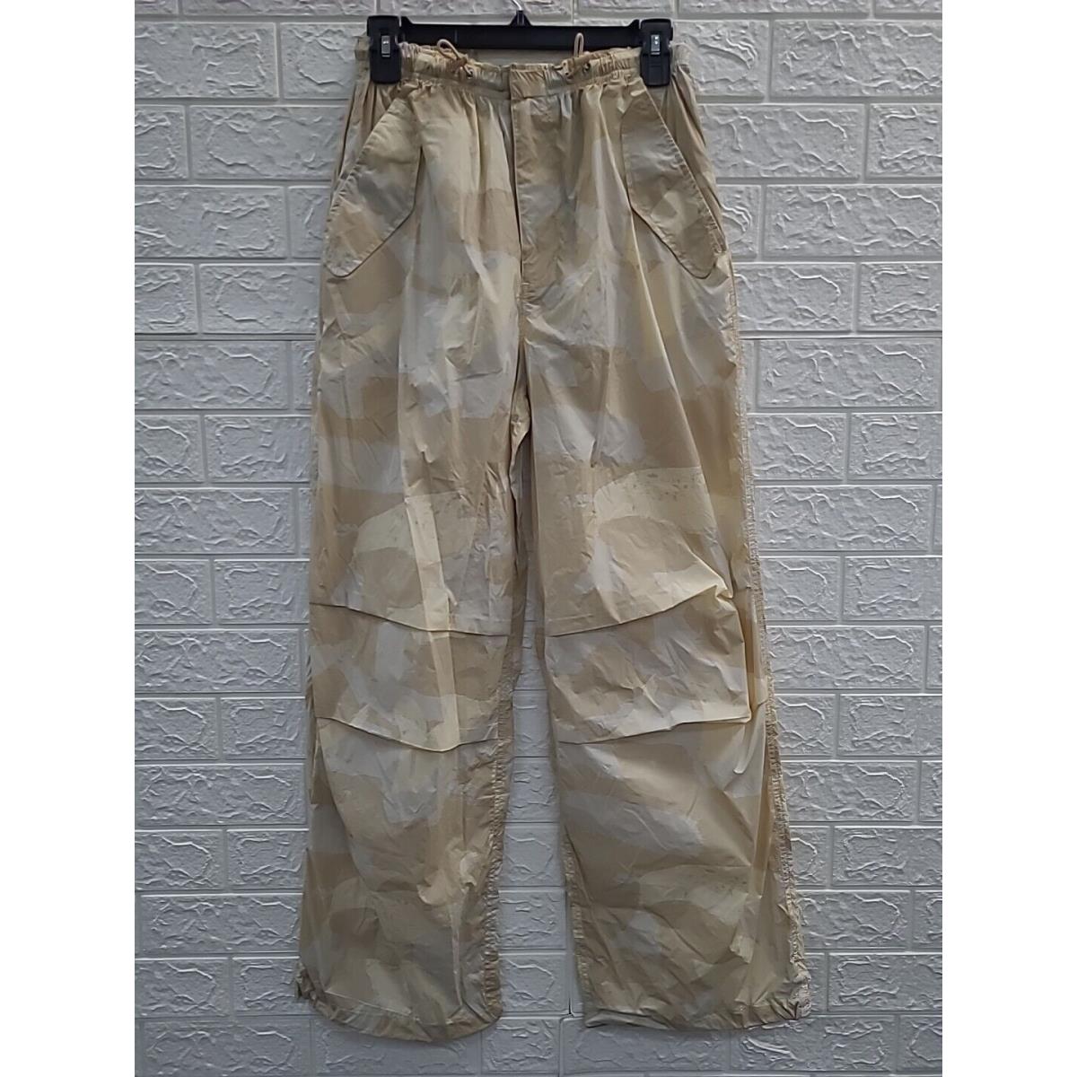 Rag Bone Becky Camo Nylon Flight Pant Beige Camo Size Small