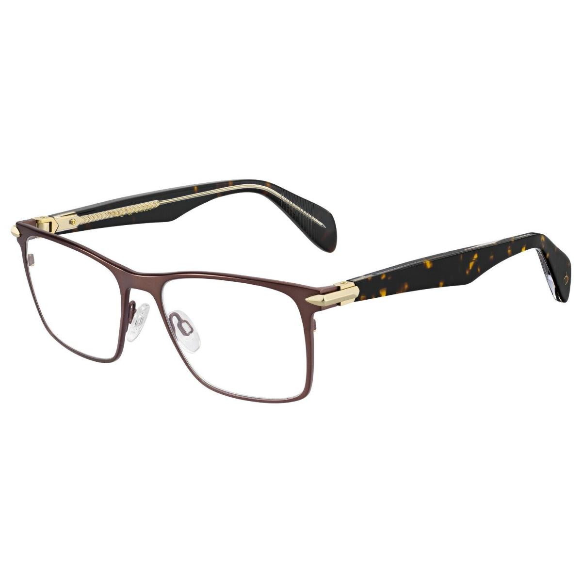 Rag Bone Rnb 7009 0HGC Matte Brown Havana 53 Eyeglass Frame