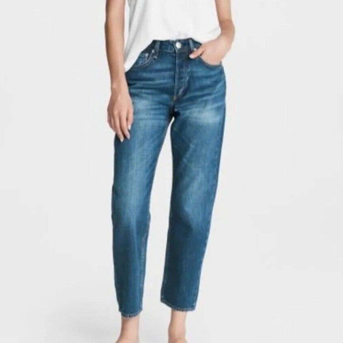 Rag Bone Maya High Rise Slim Jeans in Jasper Women`s Size 26