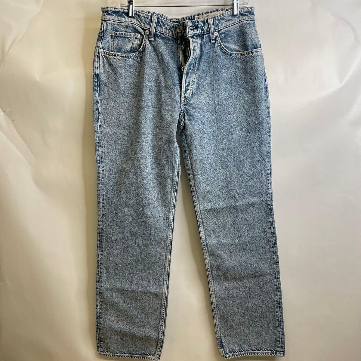 Rag Bone Piper Low-rise Straight Jeans Women`s Size 30 Alisha