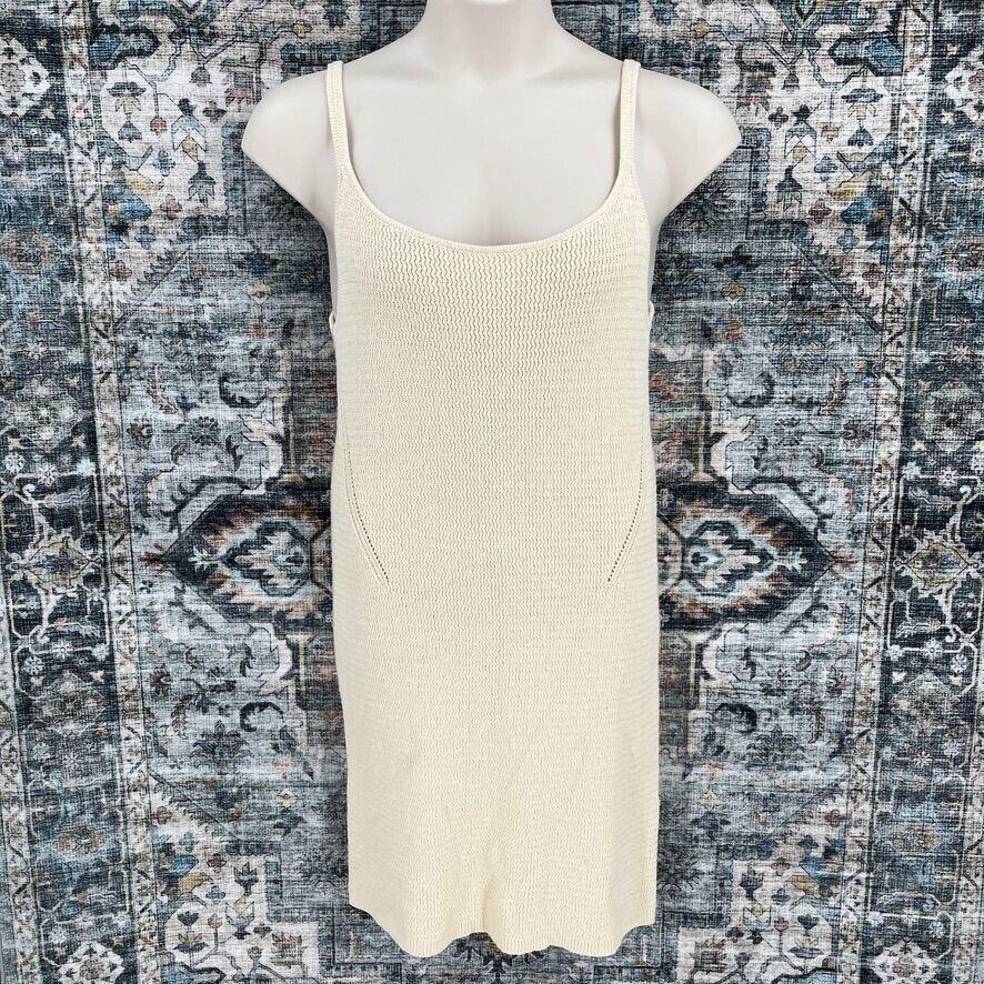 Rag Bone Lena Cotton-blend Mini Dress Size XL Crochet Cream Bodycon