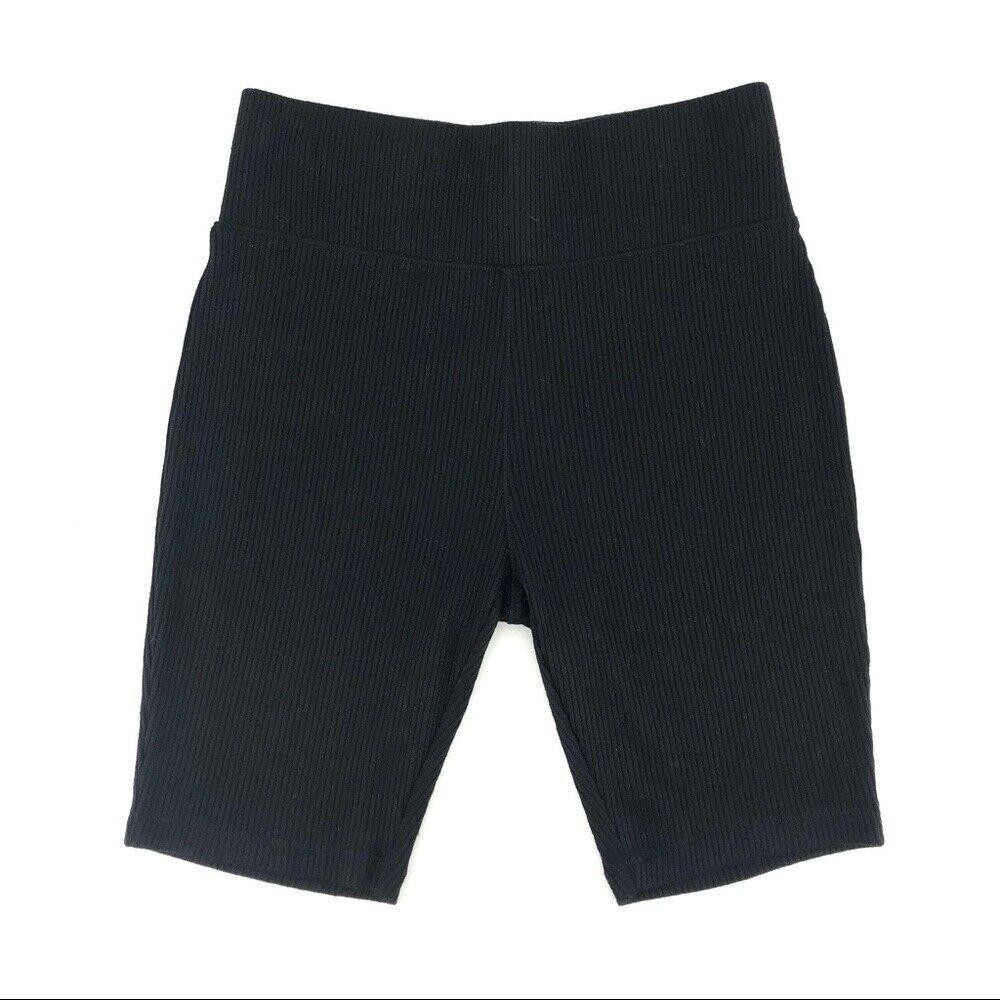 Rag Bone Black High Rise Bike Shorts Breathable For Hiking