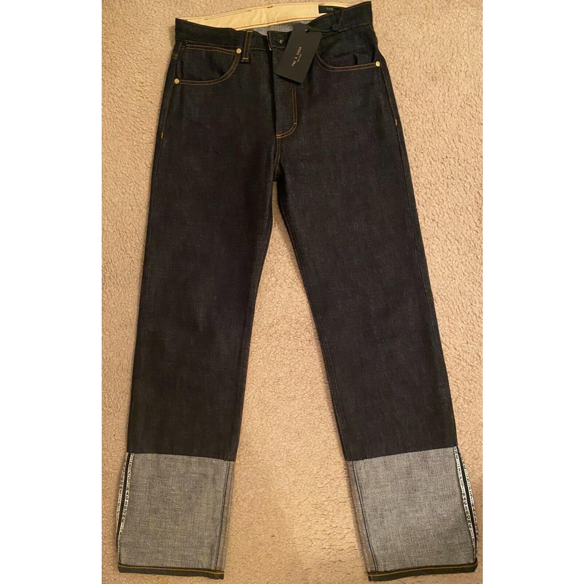 Rag and Bone Nihon Selv Two-tones Jeans Size 24 Black