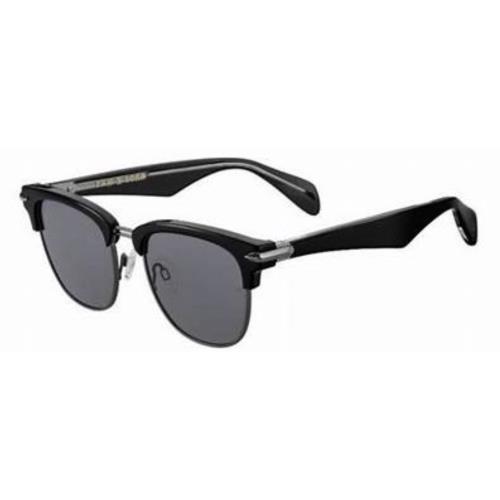 Rag Bone Sunglasses Rnb 5007/S 284 M9 Black Frames W/grey Polarized Lenses