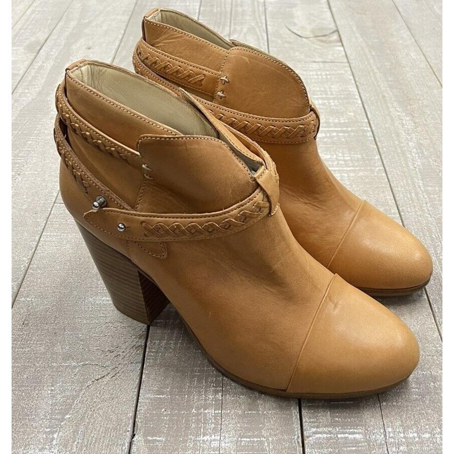 Rag Bone Harrow Leather Booties In Natural Size: 41 US 11