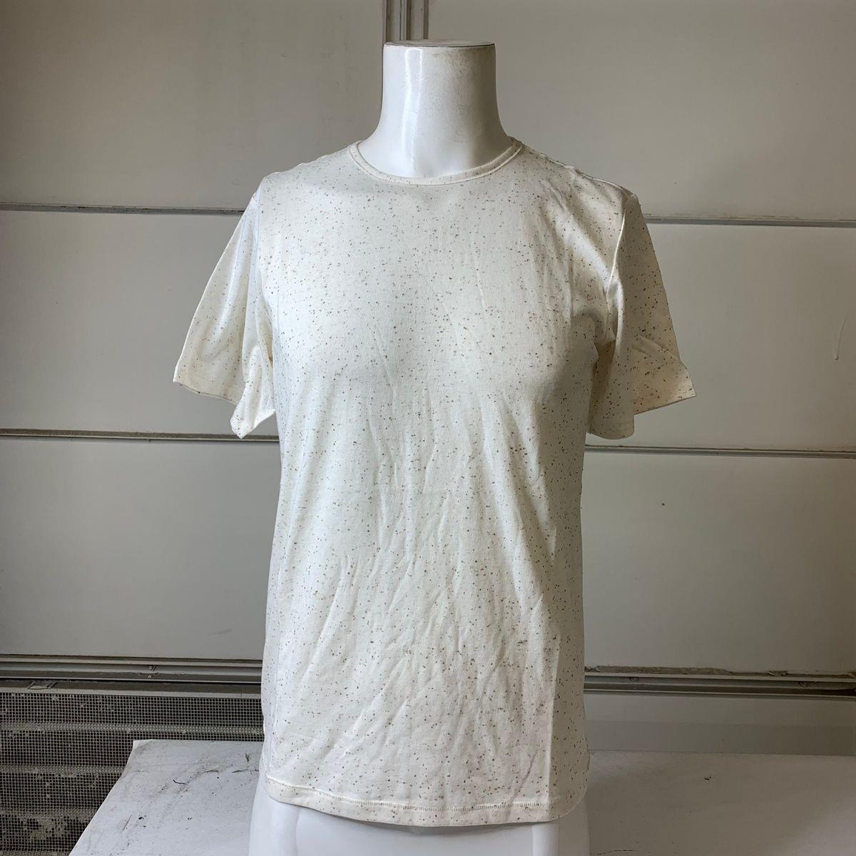 Rag Bone Classic Nep Short Sleeve Tee Shirt Men`s Size Small Ivory