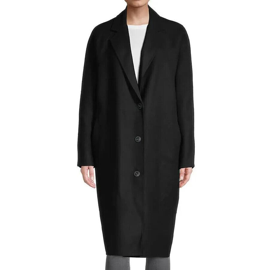 Rag Bone Szs Raya Virgin Wool-blend Longline Coat Black