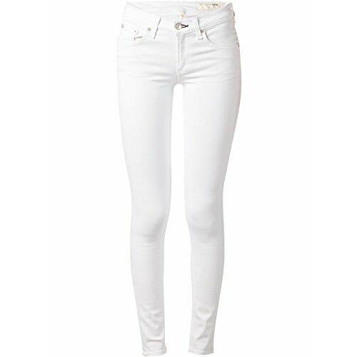 Rag Bone Women Skinny Jeans Bright White Capri Ladies Denim Pockets Trousers