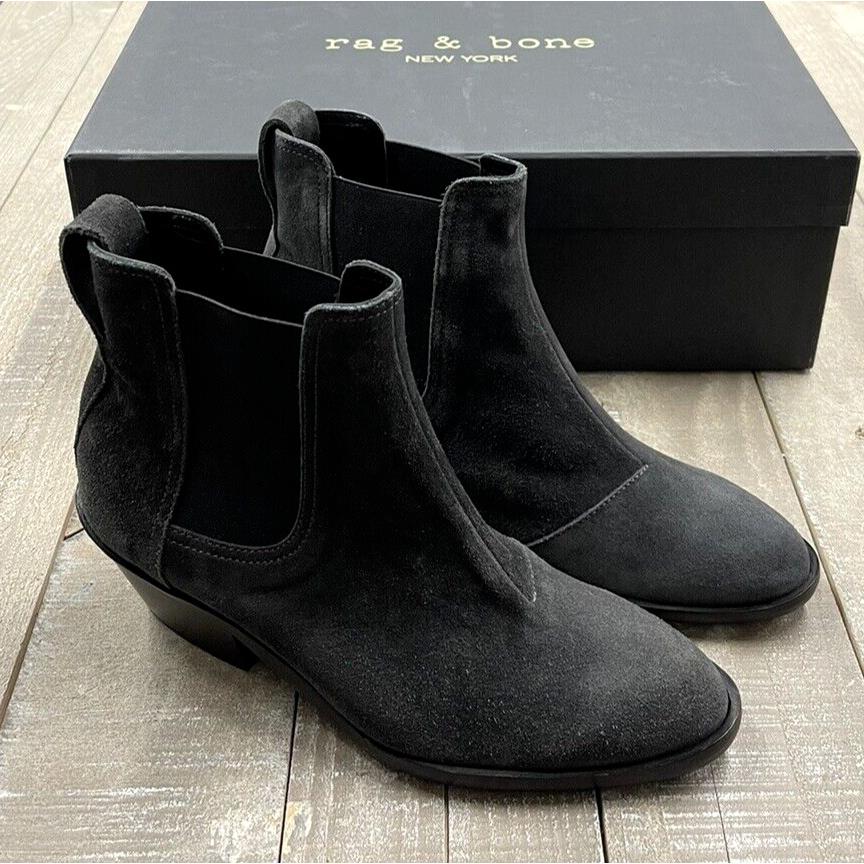 Rag Bone Dixon Boot In Asphlt Suede Size: 35 US 5