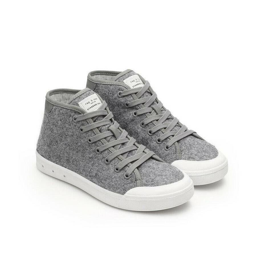 Rag Bone 254436 Womens Standard Issue High Top Sneaker Gray Size 35 Eu/ 5 US