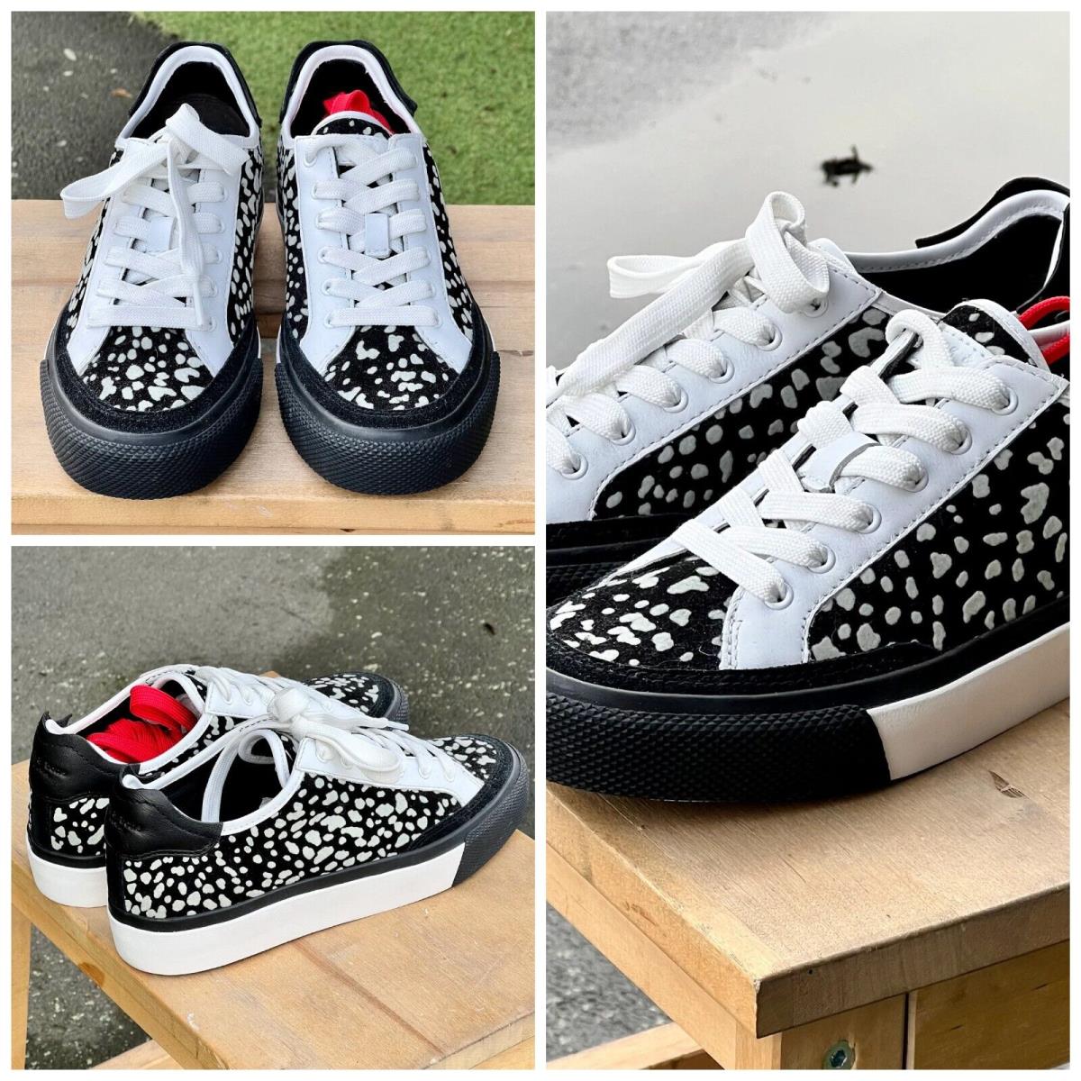 Rag Bone RB Army Low Sneaker In B/w Cheetah Size: EU38.5 US8.5