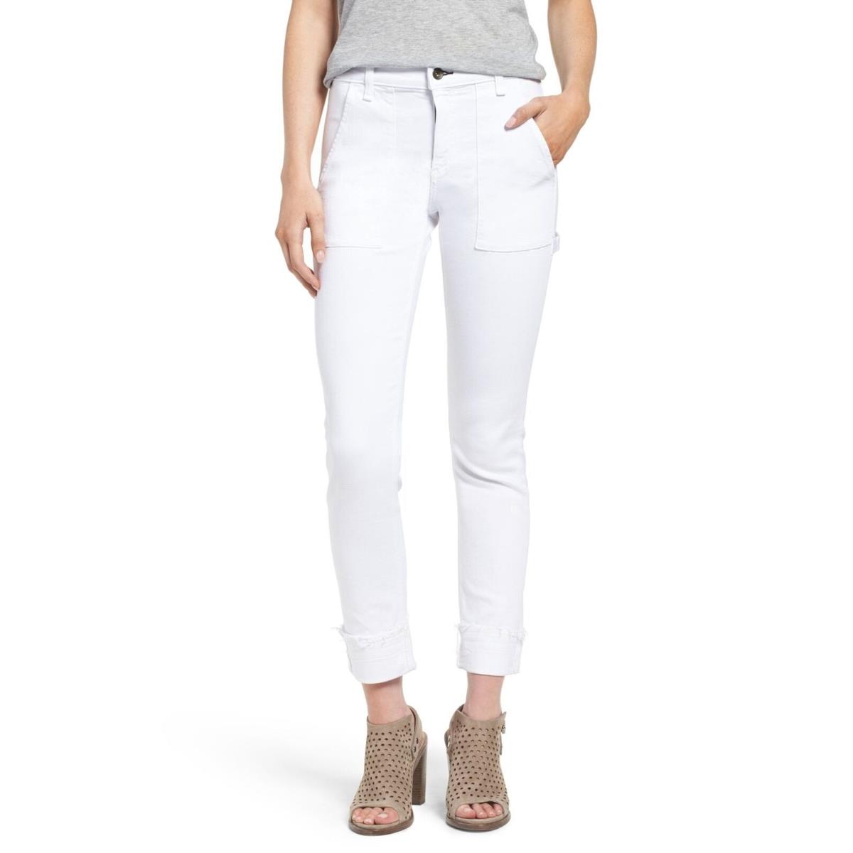 Rag Bone Women Denim Pants Dre Carpenter Skinny Jeans In Aged Bright White