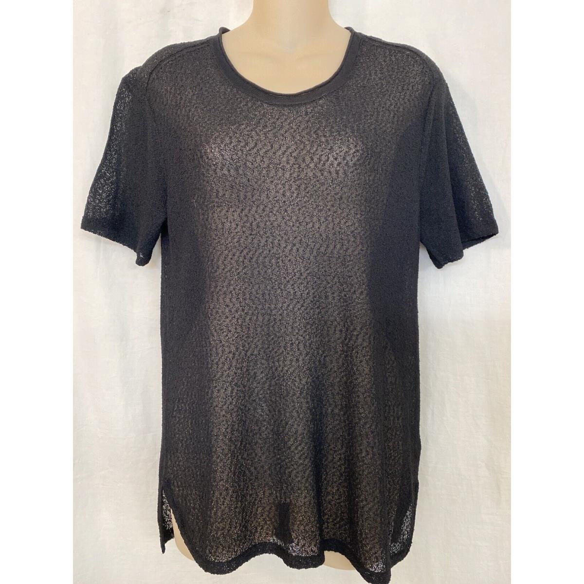 Rag and Bone Caris Tee Thin Black Knit NWT$295 Size Sml