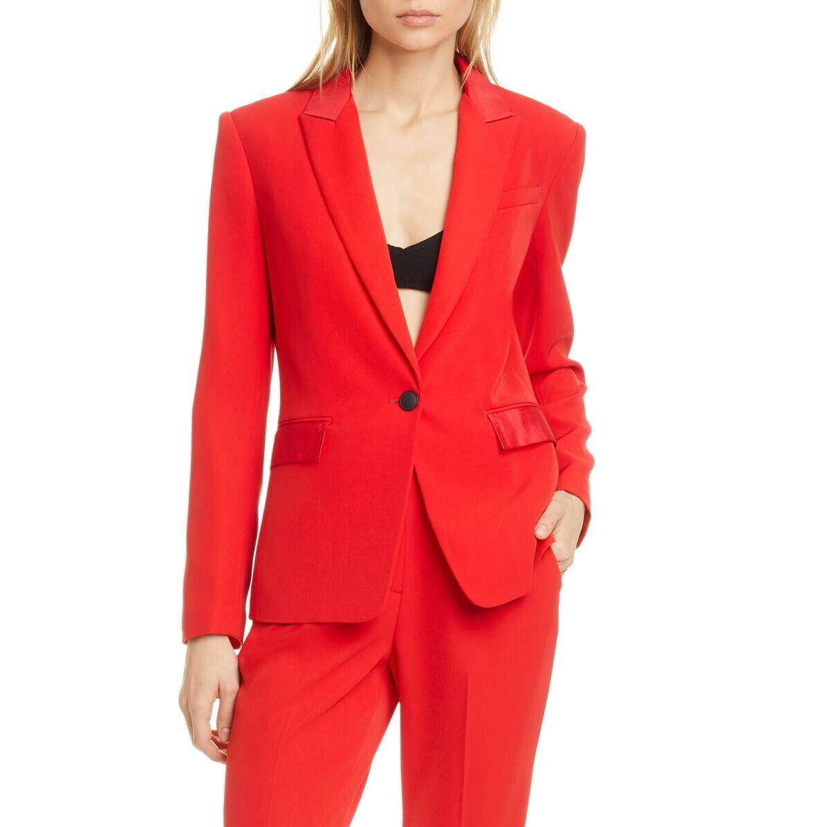 Rag Bone Rylie Blazer in True Red Size 2